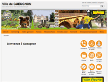 Tablet Screenshot of gueugnon.fr